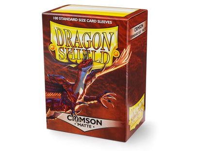 Dragon Shield: Matte Sleeves (100) - Crimson
