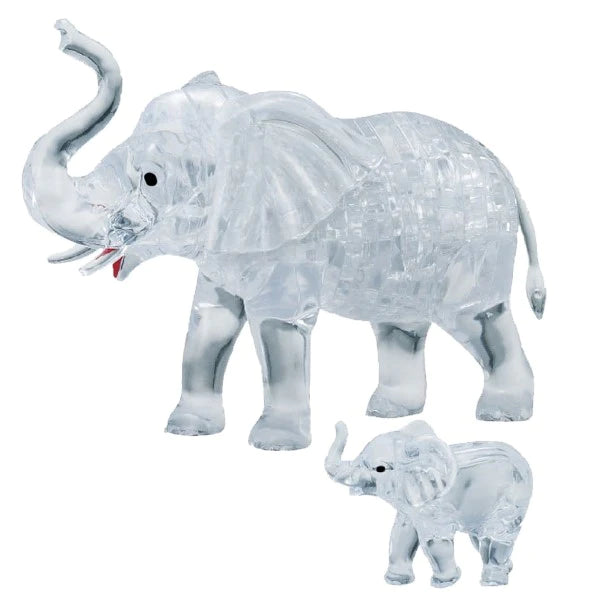 Crystal Puzzle: 2 Elephants