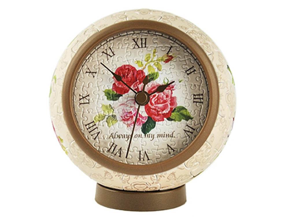 Puzzle Clock: Classic Rose