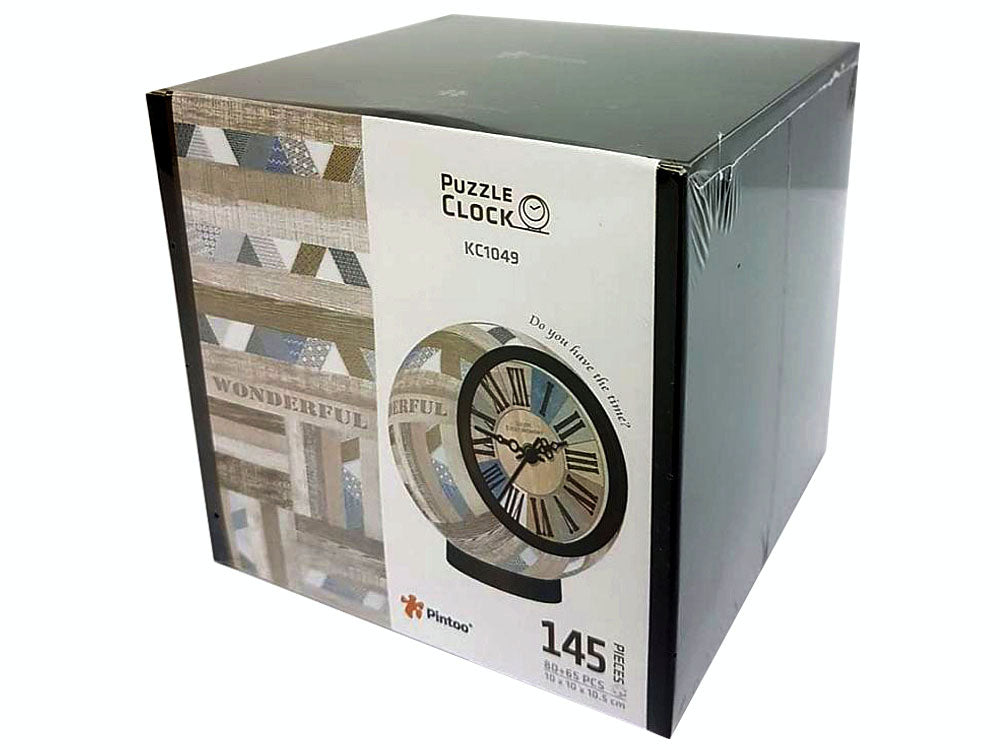Puzzle Clock: Country Blue