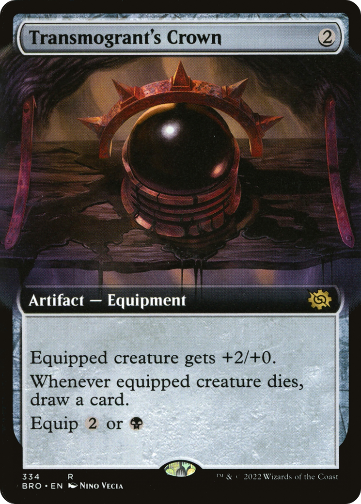 Transmogrant's Crown (Extended Art) [The Brothers' War]