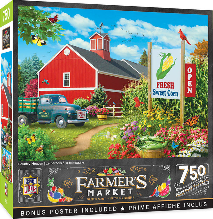 Masterpieces: Farmers Market Country Heaven 750pc