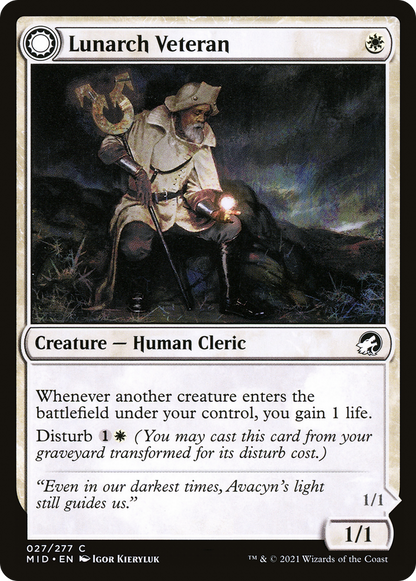 Lunarch Veteran // Luminous Phantom [Innistrad: Midnight Hunt]