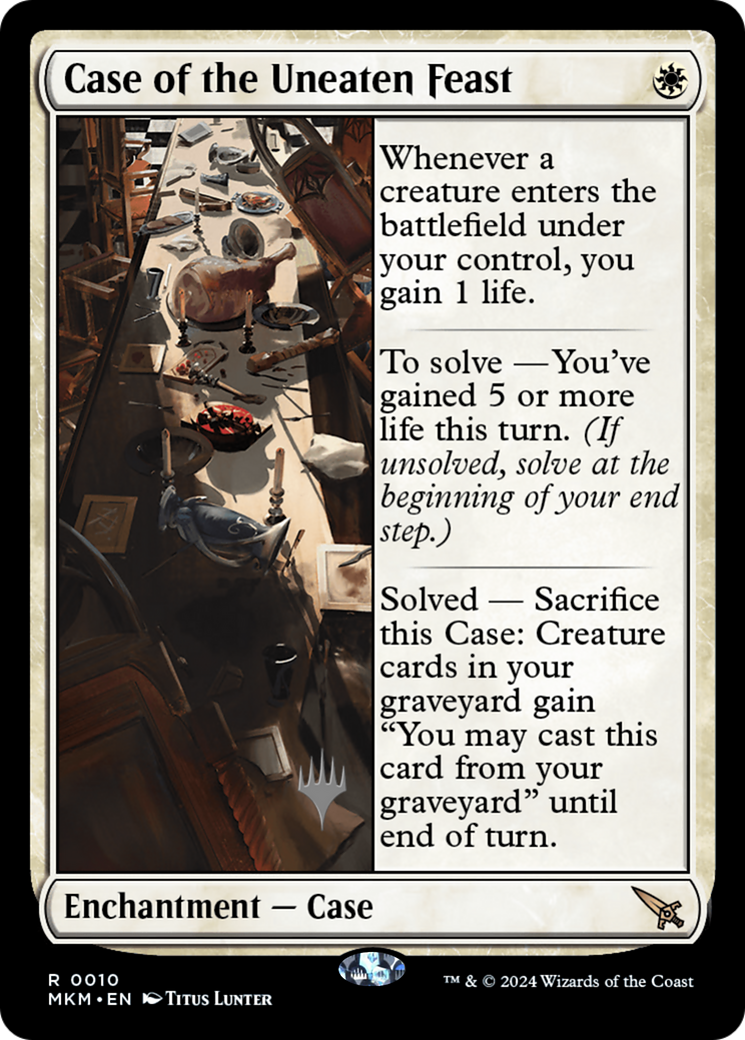 Case of the Uneaten Feast (Promo Pack) [Murders at Karlov Manor Promos]