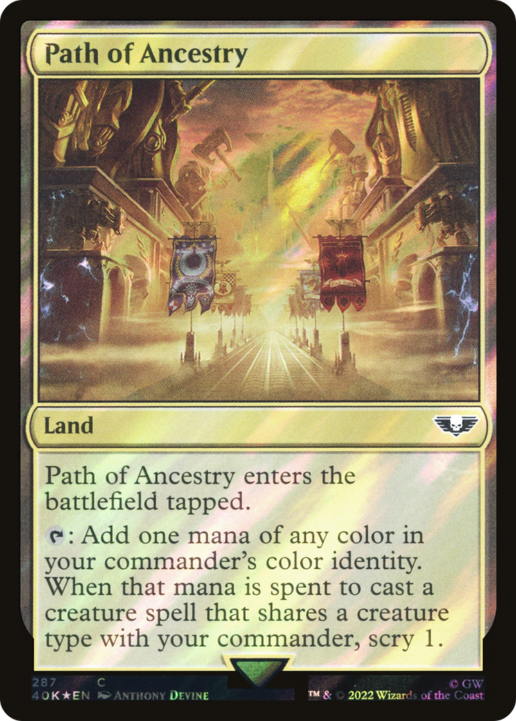 Path of Ancestry (Surge Foil) [Warhammer 40,000]