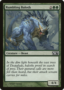 Rumbling Baloth [Magic 2014]