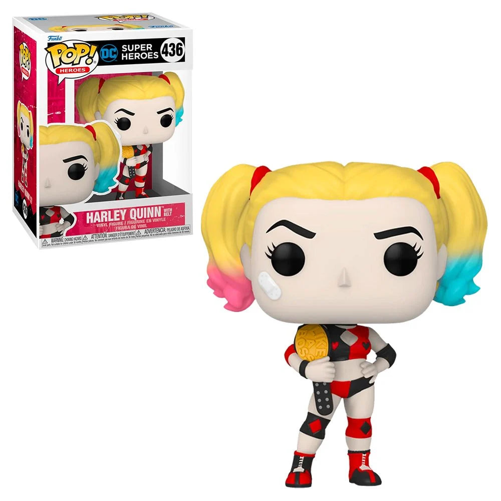 Funko: DC Super Heroes - Harley Quinn w/belt 436 Pop!