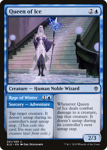 Queen of Ice // Rage of Winter [Throne of Eldraine]