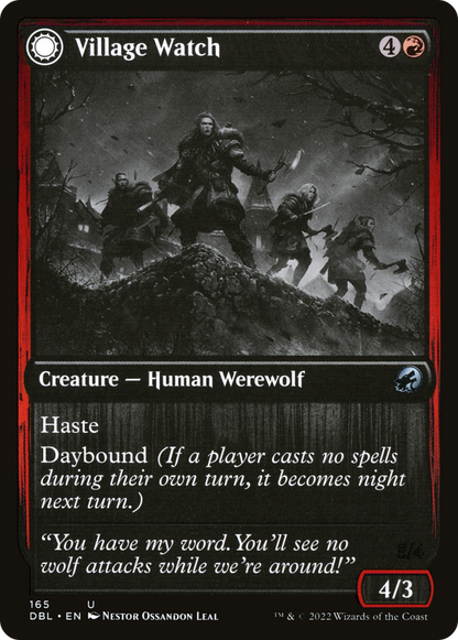 Village Watch // Village Reavers [Innistrad: Double Feature]