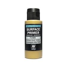 Vallejo: Surface Primer 60ml German Dark Yellow