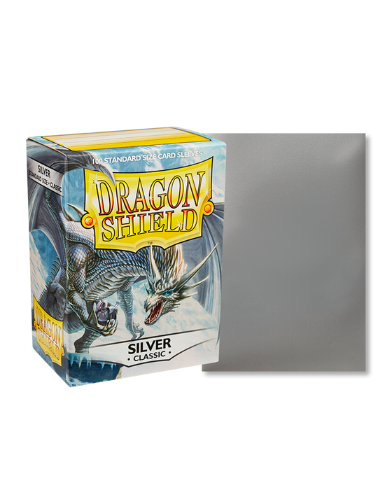 Dragon Shield: Classic Sleeves (100) Silver
