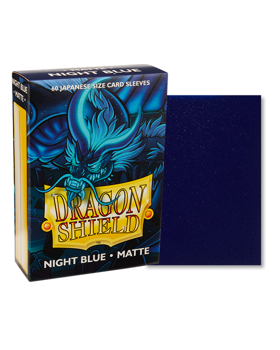 Dragon Shield: Matte Sleeves (60) Night Blue