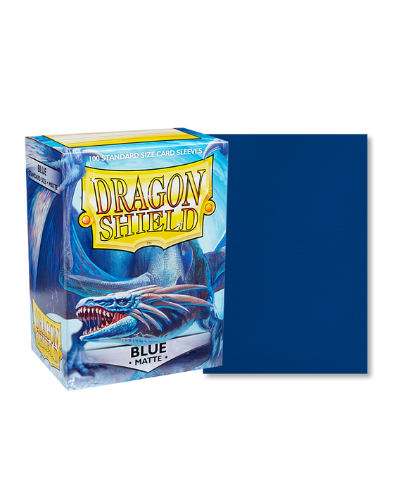 Dragon Shield: Matte Sleeves (100) Blue