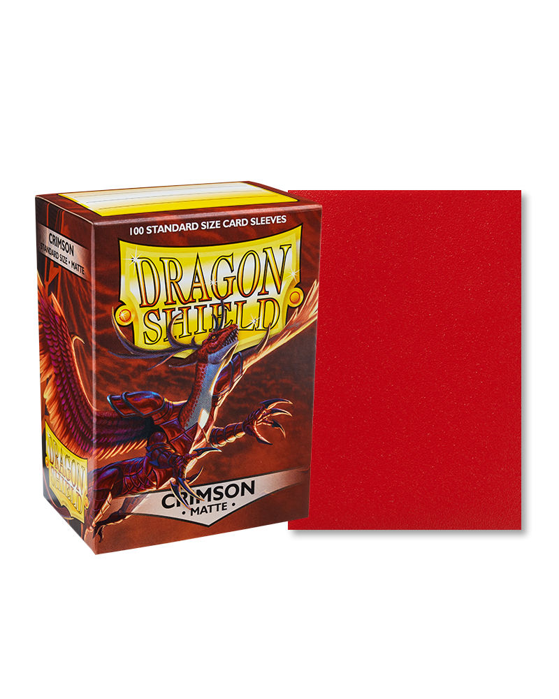 Dragon Shield: Matte Sleeves (100) Crimson