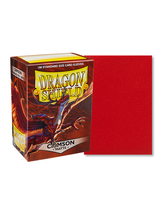 Dragon Shield: Matte Sleeves (100) Crimson
