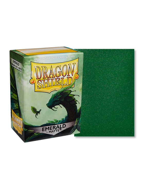 Dragon Shield: Matte Sleeves (100) Emerald