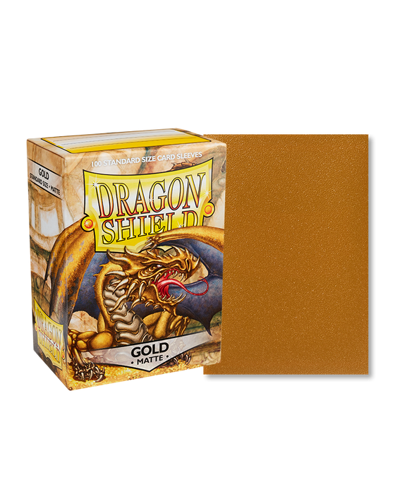 Dragon Shield: Matte Sleeves (100) Gold