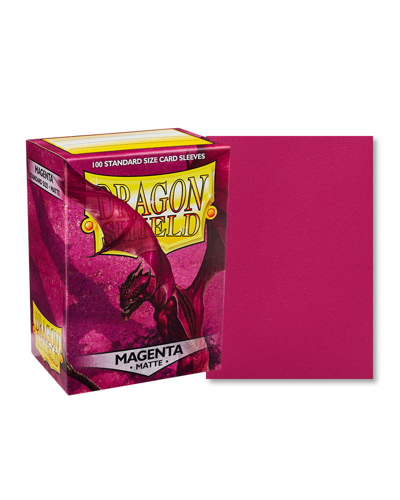 Dragon Shield: Matte Sleeves (100) Magenta