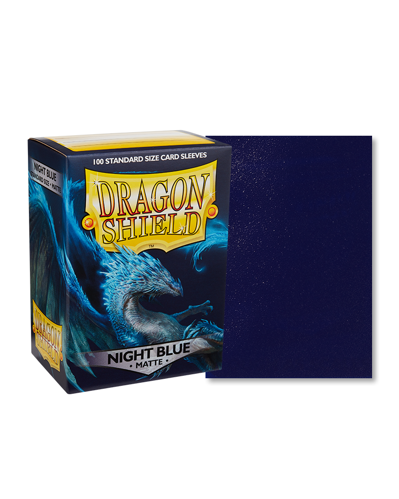 Dragon Shield: Matte Sleeves (100) Night Blue