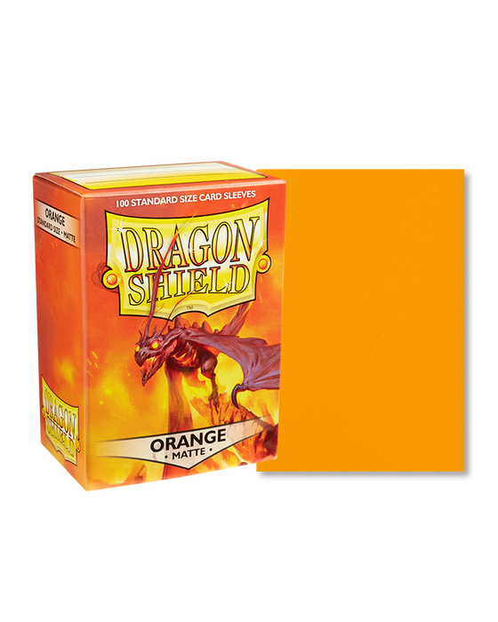 Dragon Shield: Matte Sleeves (100) Orange