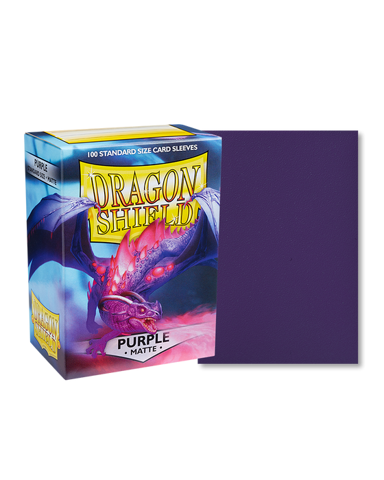 Dragon Shield: Matte Sleeves (100) Purple