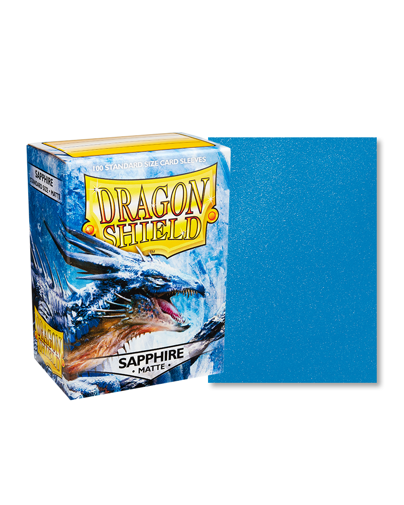 Dragon Shield: Matte Sleeves (100) Sapphire