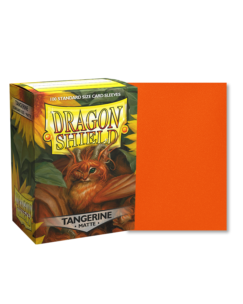 Dragon Shield: Matte Sleeves (100) Tangerine