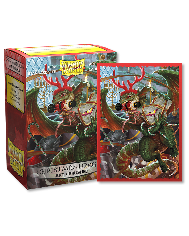 Dragon Shield: Brushed Art Sleeves (100) Christmas 2020