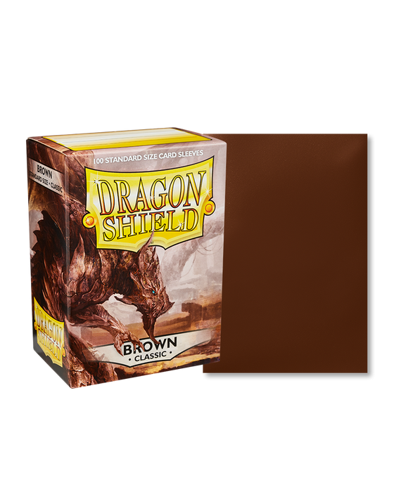 Dragon Shield: Classic Sleeves (100) Brown