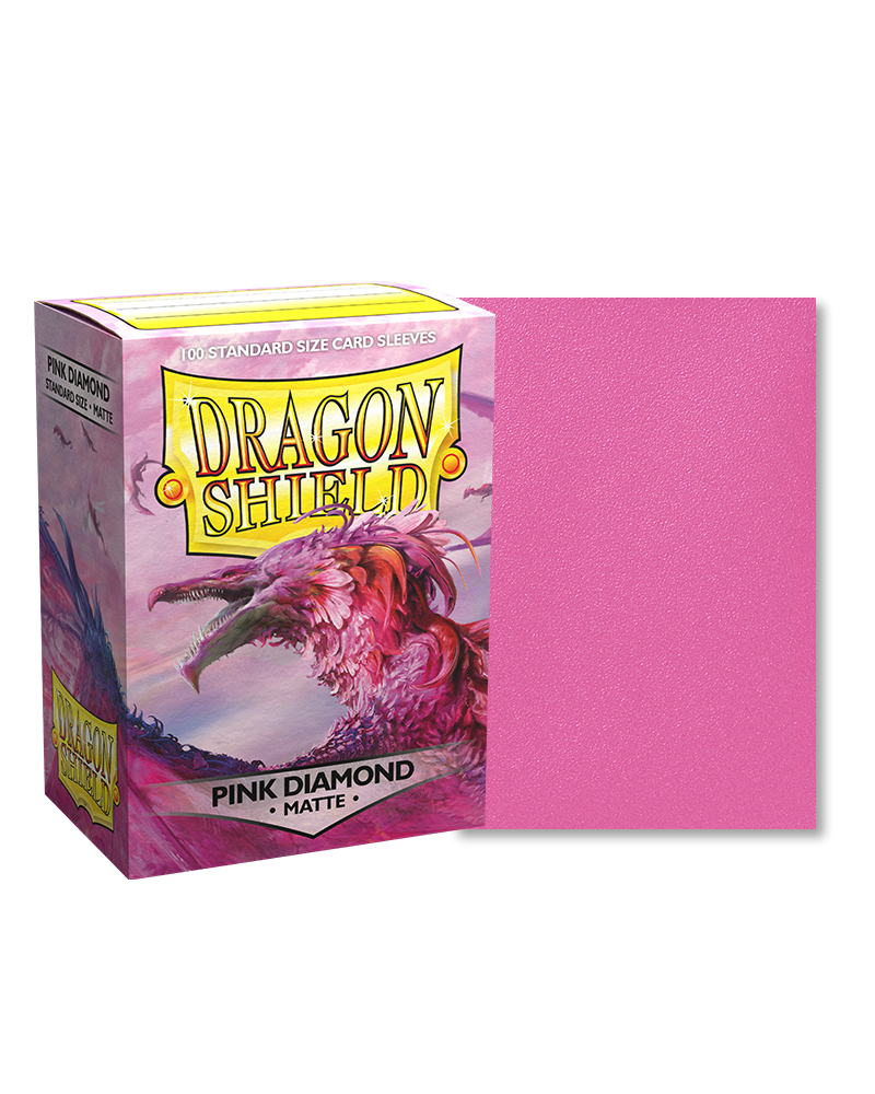 Dragon Shield: Matte Sleeves (100) Pink Diamond