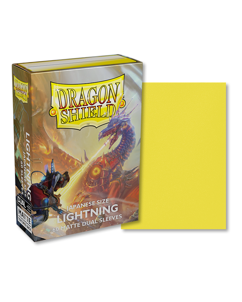 Dragon Shield: Dual Matte Sleeves (60) Lightning