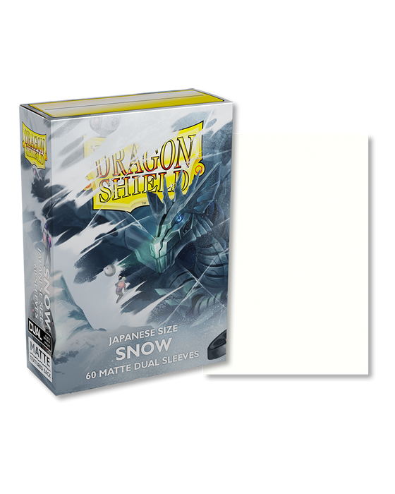 Dragon Shield: Dual Matte Sleeves (60) Snow