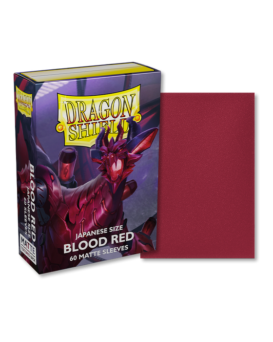 Dragon Shield: Matte Sleeves (60) Blood Red