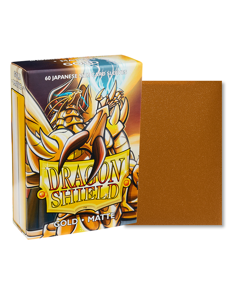 Dragon Shield: Matte Sleeves (60) Gold