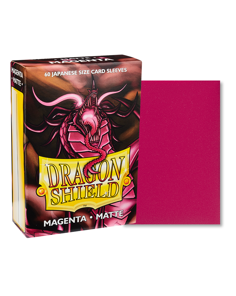Dragon Shield: Matte Sleeves (60) Magenta