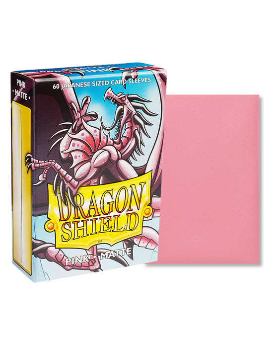 Dragon Shield: Matte Sleeves (60) Pink