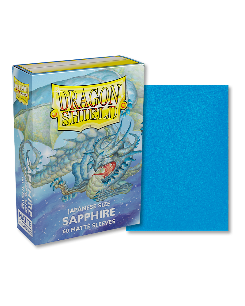 Dragon Shield: Matte Sleeves (60) Sapphire