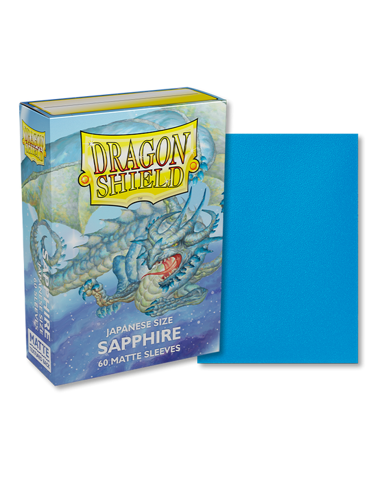 Dragon Shield: Matte Sleeves (60) Sapphire