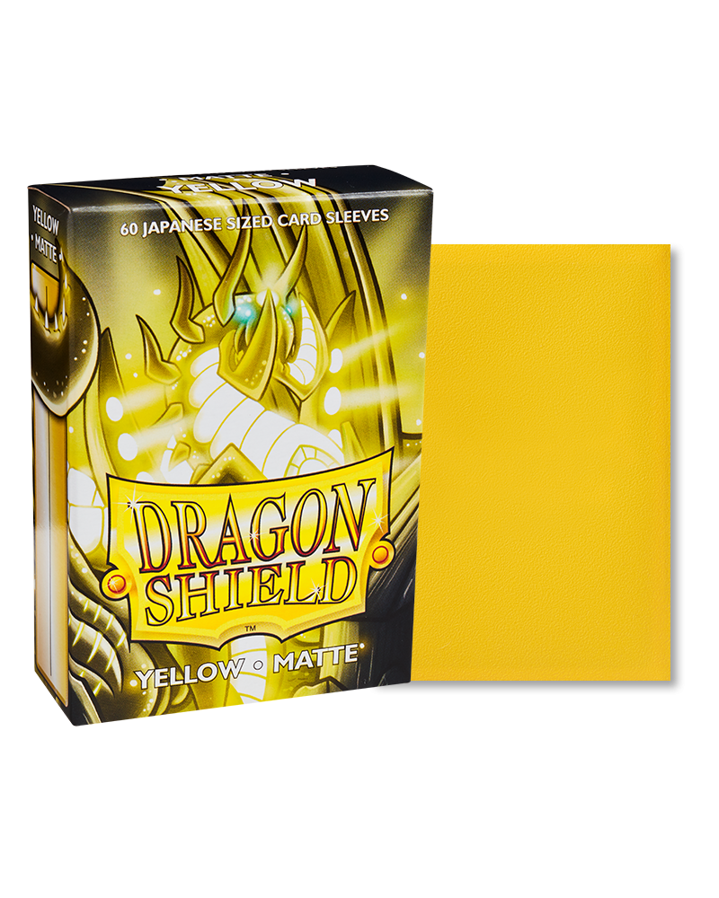Dragon Shield: Matte Sleeves (60) Yellow