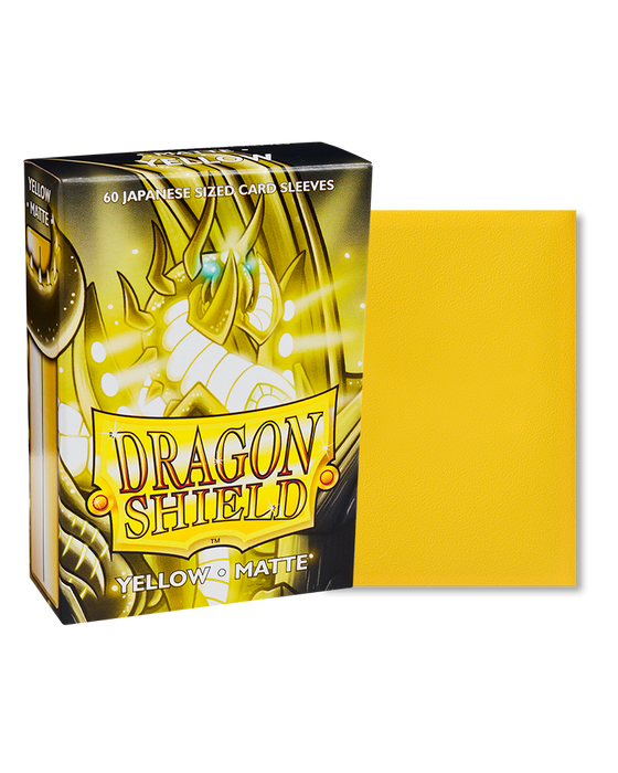 Dragon Shield: Matte Sleeves (60) Yellow