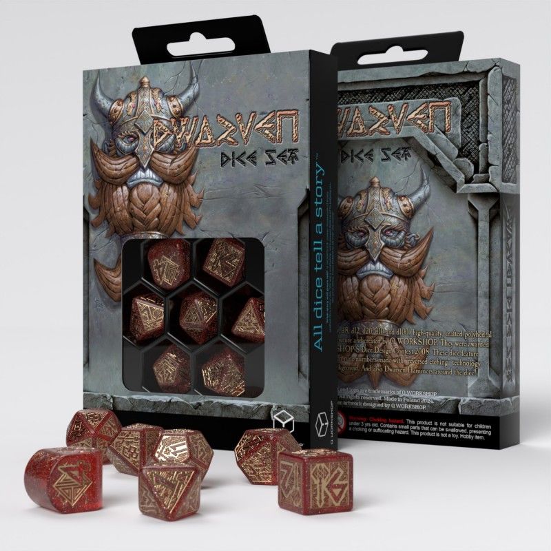 Q Workshop: Dwarven Dice Set - Jewels Dice (Set 7)