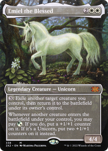 Emiel the Blessed (Borderless Alternate Art) [Double Masters 2022]