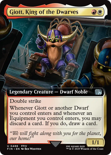 Giott, King of the Dwarves (Extended Art) [FINAL FANTASY]
