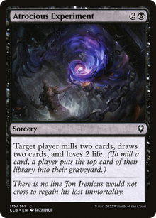 Atrocious Experiment [Commander Legends: Battle for Baldur's Gate]