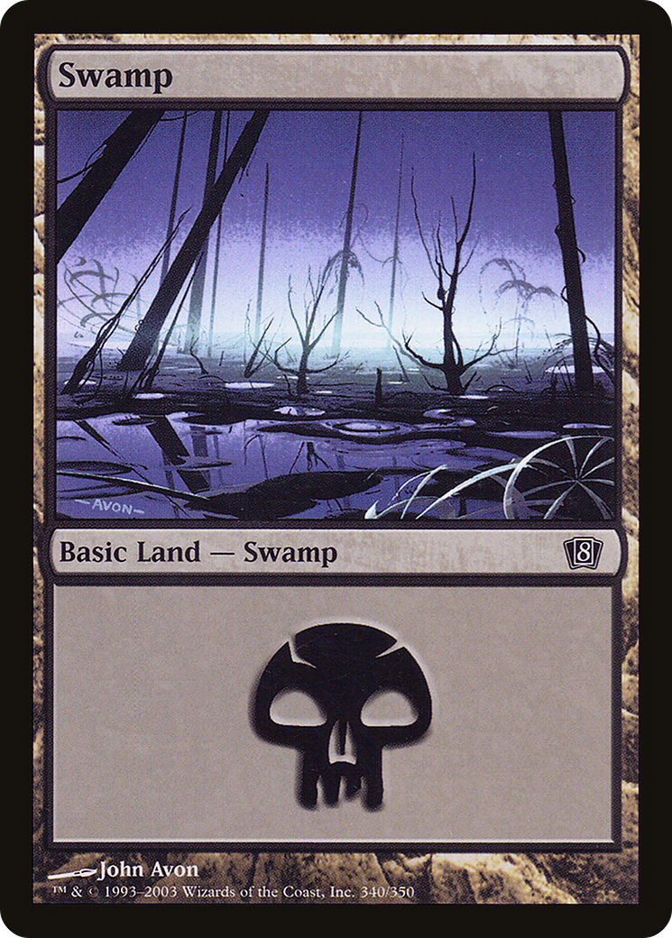 Swamp (340) [Eighth Edition]