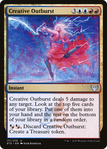 Creative Outburst [Strixhaven: School of Mages]