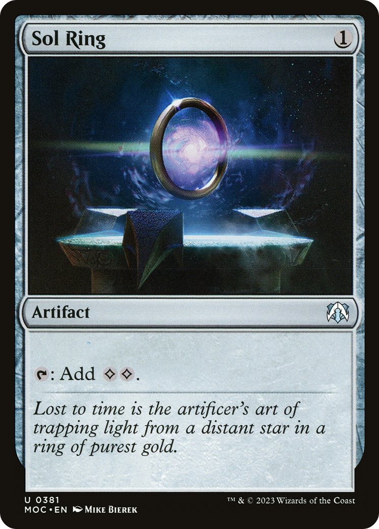 Sol Ring [March of the Machine Commander]