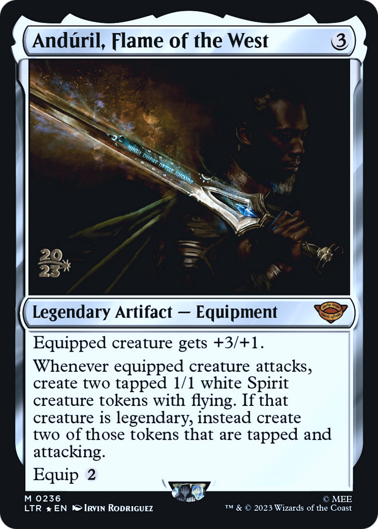 Anduril, Flame of the West [The Lord of the Rings: Tales of Middle-Earth Prerelease Promos]