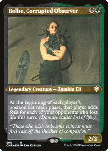 Belbe, Corrupted Observer (Etched) [Commander Legends]