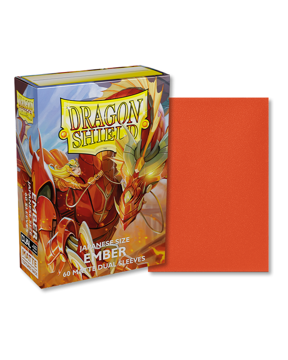 Dragon Shield: Dual Matte Sleeves (60) Ember